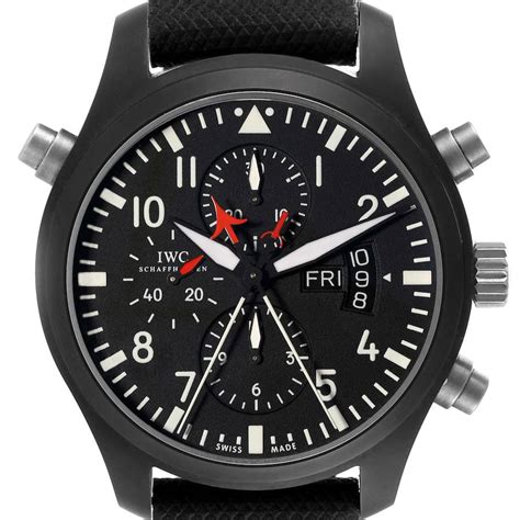 iwc pilot top gun rattrappante|iwc chronograph top gun.